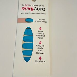 Dry nail polish wraps